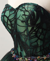 Stylish Tulle Lace Short Semi Formal Prom Dress, Cute Evening Dress